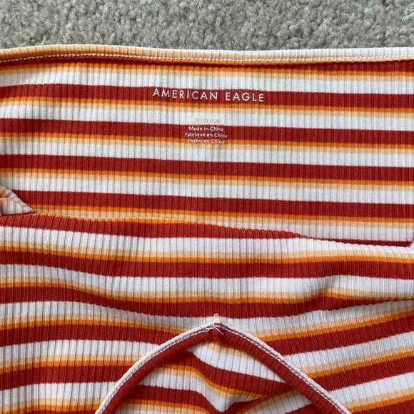 American Eagle Striped Halter Top - Picture 4 of 6